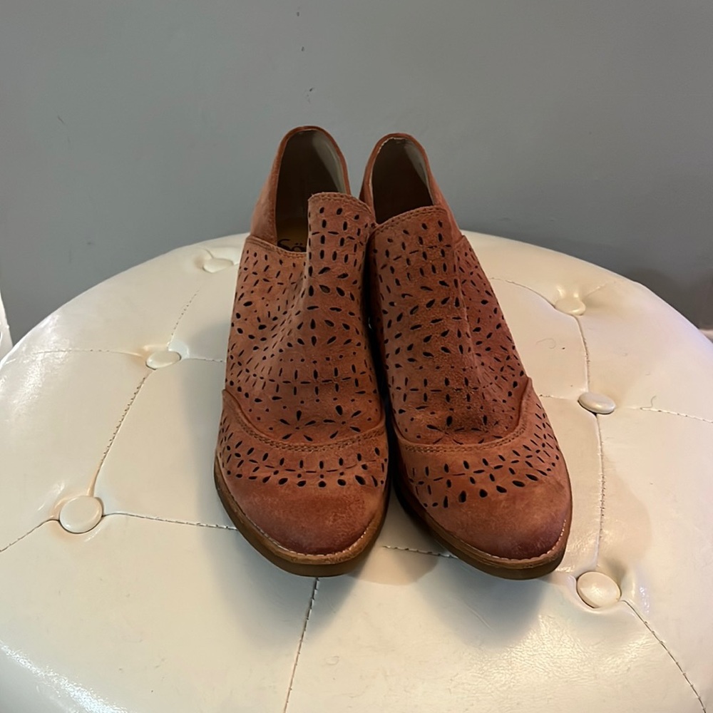 Suede Booties